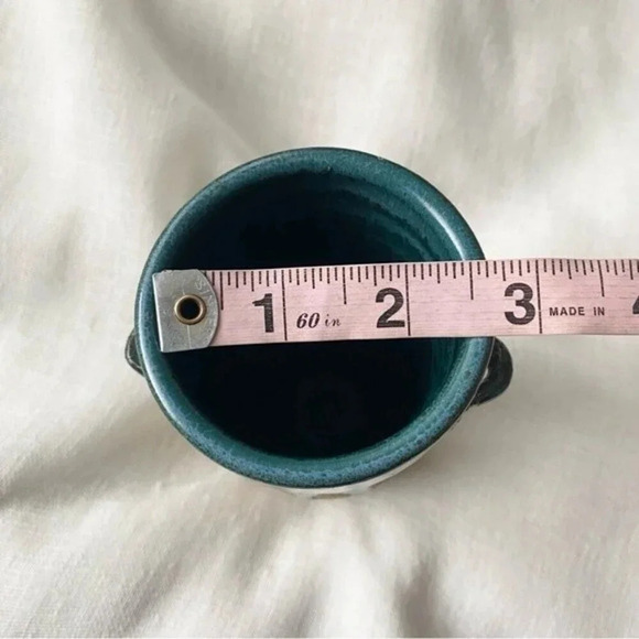 Vintage Green Marble Dish and Emerald Green StonewareVase and Bowl Sets - Picture 6 of 16